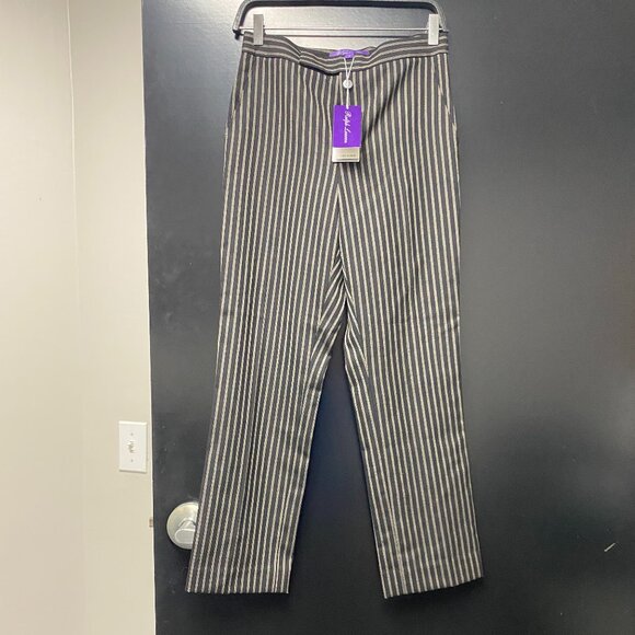 Ralph Lauren Pinstriped Wool Pants Size 4 - Picture 1 of 10